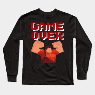 Game Over Wreck It Ralph Shirt Long Sleeve T-Shirt